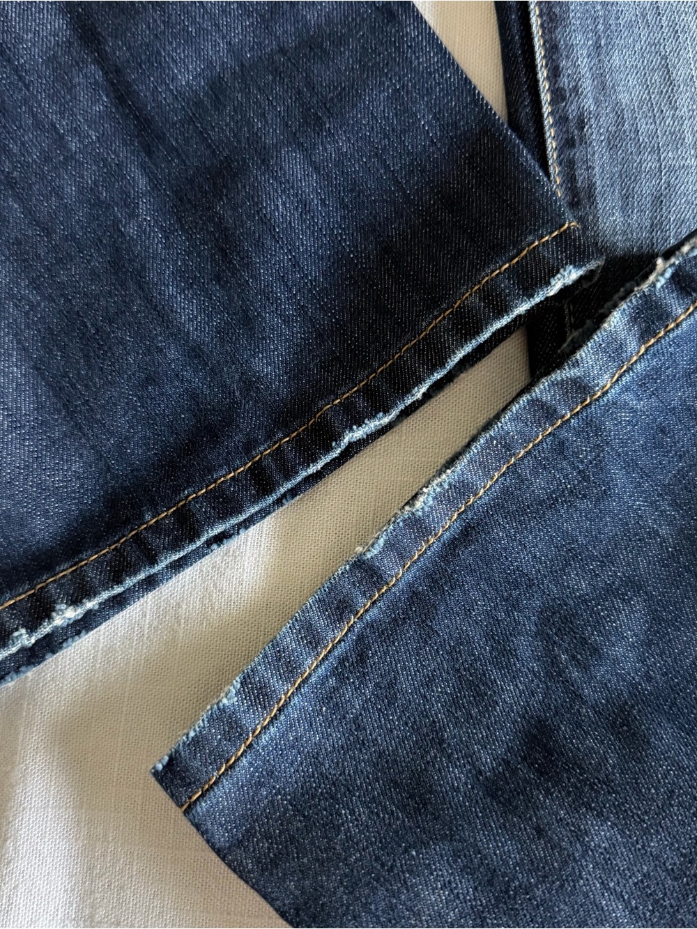 Vtg London Jeans Womens 6 30x32 Medium Wash Mid Rise Straight Distressed Denim - Picture 12 of 12